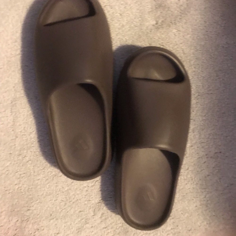 Yeezy slides soot